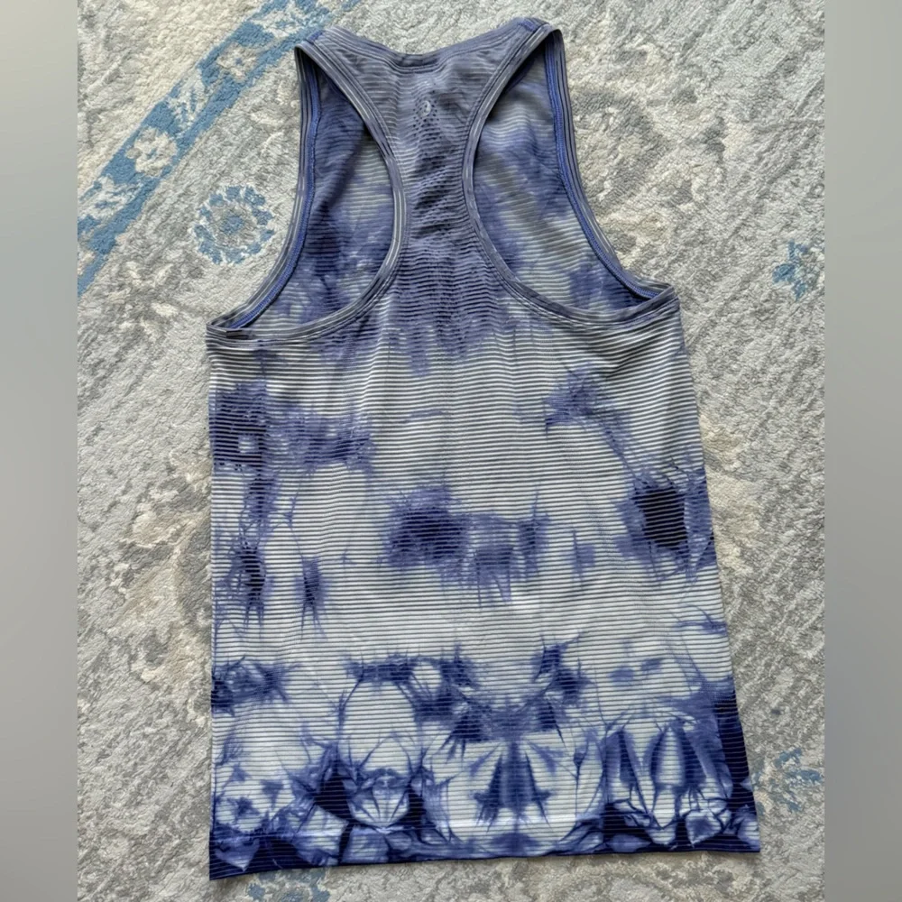 Lululemon Swiftly Tech Tank 2.0 *Wash Shibori Stripe Midnight Orchid - Picture 6 of 9